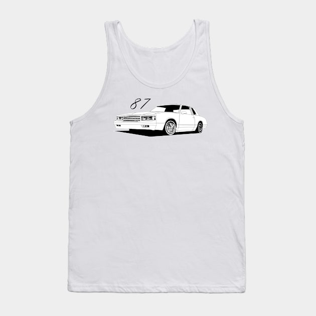 87 Monte Carlo Tank Top by ThornyroseShop